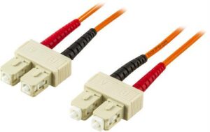 DELTACO – Kuitukaapeli SC - SC 50/125 duplex multimode, 1m (FB-21)