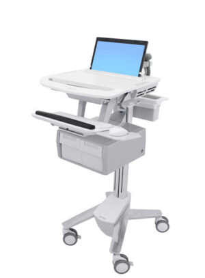 ERGOTRON – Styleview laptop cart, tall double drawer (SV43-11C0-0)