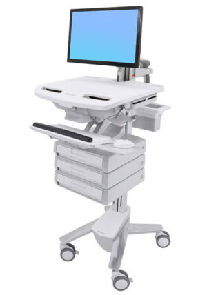 ERGOTRON – Styleview cart with lcd arm, 3 drawers (SV43-1230-0)