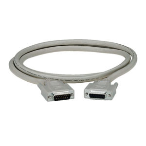 BLACK BOX  DB15 THUMBSCREW CABLE - MALE/FEMALE, 2-FT. (0.6-M) (EGM16T-0002-MF)