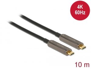 DELOCK – Active Optical USB-C™ Video Cable 4K 60 Hz 10 m (84103)