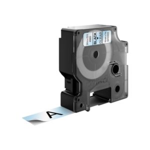 DYMO – D1, marking tape, 19mm, black text on transparent tape, 7m - 45809 (S0720820)