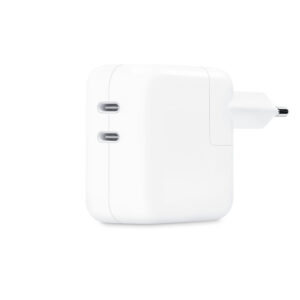 APPLE – 35W Dual USB-C Power Adapter (MW2K3ZM/A)