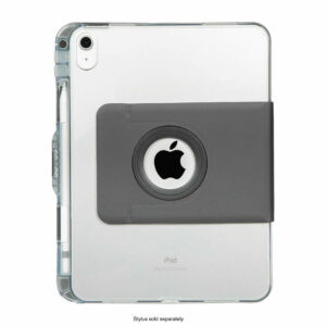 TARGUS® VERSAVU® CLEAR -SUOJAKOTELO IPAD® (A16) JA IPAD 10.9" (10TH GEN.), LÄPINÄKYVÄ/MUSTA (THD936GL)
