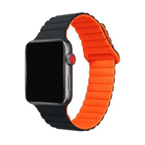 CELLY WATCHBAND 42/44/45MM MAG BK OR (WBANDMAGBKOR)
