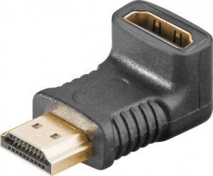 MicroConnect – HDMI 19 Angled Adaptor F-M 4K  (HDM19F19MA2)