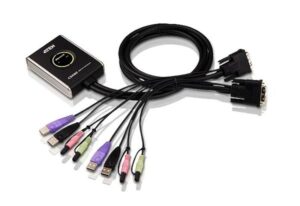 ATEN – KVM-switch, 1-2, DVI-D/USB, 1.2m (CS682-AT)