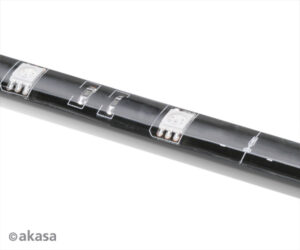 AKASA – VegasM magnetic LED strip light, 10 magnets, 15 LEDs, 60cm length, 12V, blue (AK-LD05-50BL)