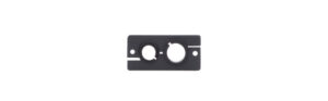 KRAMER WCP-21(B) WALL PLATE INSERT DUAL CABLE PASS THROUGH (85-0002199)