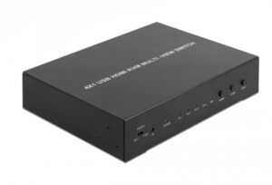 DELOCK – KVM 4 in 1 Multiview Switch 4 x HDMI with USB 2.0 (11488)