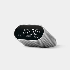 LEXON Ray Clock - Silver (LR155RA3)