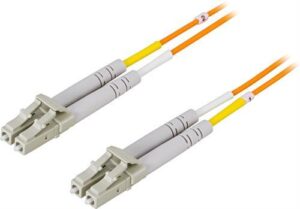 DELTACO – Kuitukaapeli LC - LC duplex, multimode 3m (LCLC-3M)