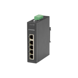 BLACK BOX LBH3000 SERIES FAST ETHERNET (100-MBPS) EXTREME TEMPERATURE SWITCH - (5) 10/100-MBPS COPPER RJ45, 12-48V DC-POWER (LBH3050A)