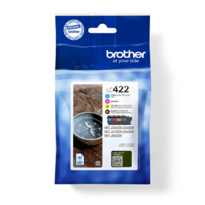 BROTHER LC422 VALUE BP INK & DR SEC TAG (BH19MB) (LC422VAL)
