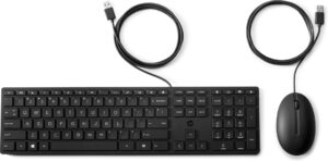 Hewlett Packard – HP Wired Desktop 320MK Mouse and KBD NRL (9SR36UT#UUW)