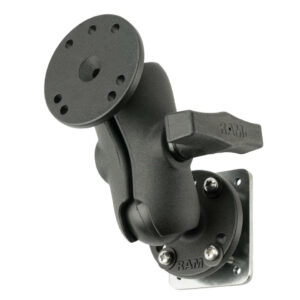 RAM Mounts – RAM DRILL-DOWN DASHBOARD MOUNT WITH BACKING PLATE - C SIZE SHORT (RAM-101-B-225B2U)
