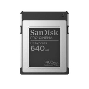 SANDISK – PRO-CINEMA CFexpress 640GB 1700/1500MBs (SDCFEC-640G-GN4NN)