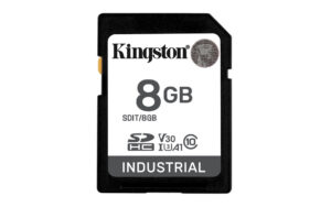 KINGSTON 8GB SDHC INDUSTRIAL -40C TO 85C C10 UHS-I U3 V30 A1 PSLC (SDIT/8GB)
