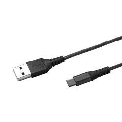 CELLY EXTREME NYLON CABLE TYPE-C   (USBTYPECNYLBK)