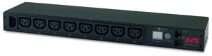 APC RACK PDU, METERED, 1U, 12A/208V, 10A/230V, (8) C13 (AP7820B)