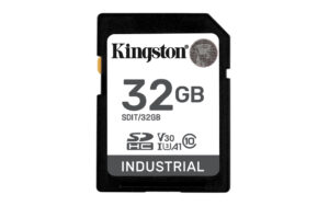 KINGSTON 32GB SDHC INDUSTRIAL -40C TO 85C C10 UHS-I U3 V30 A1 PSLC (SDIT/32GB)