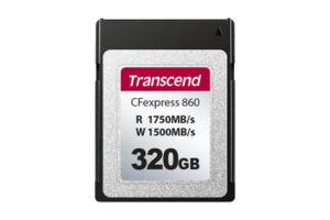 TRANSCEND 320 GB CFEXPRESS CARD GEN3X2, SLC MODE - CFE860 (TS320GCFE860)