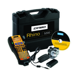 DYMO – RhinoPRO 5200 tarrakirjoitin, laukullinen asennussarja, musta/keltainen (S0841400)