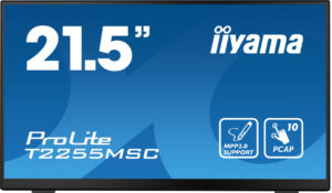 iiyama ProLite T2255MSC-B1, 54,6 cm (21.5"), 1920 x 1080 pikseliä, Full HD, LCD, 5 ms, musta