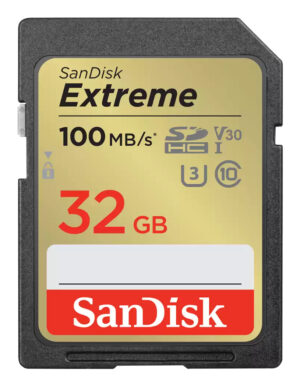 SANDISK – Extreme 32GB SDHC 100MB/s UHS-I 2pk (SDSDXVT-032G-GNCI2)