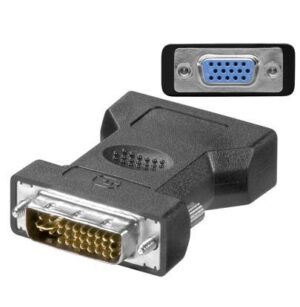 MicroConnect – Adapter DVI-I 24+5 - HD15 M-F (MONAJ)