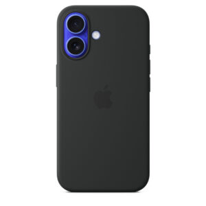 APPLE iPhone 16 Sil Case Mgs Blk (MYY13ZM/A)