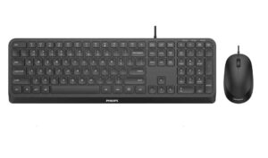 PHILIPS Wired KB 110 keys+ERGO MOUSE (SPT6207B/21)