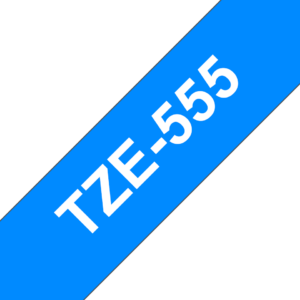 BROTHER TZ555 24 WHITE ON BLUE (TZE555)
